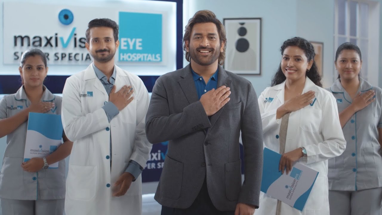 Maxivision Eye Hospitals - Our latest for Maxivision Ft. MS Dhoni | Colourist by Suresh Ravi