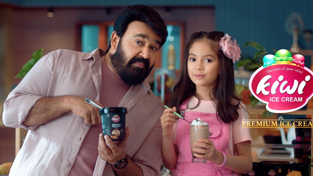 Kiwi Premium Ice Cream Ft. Mohanlal | Makeup Artist by Lijo 