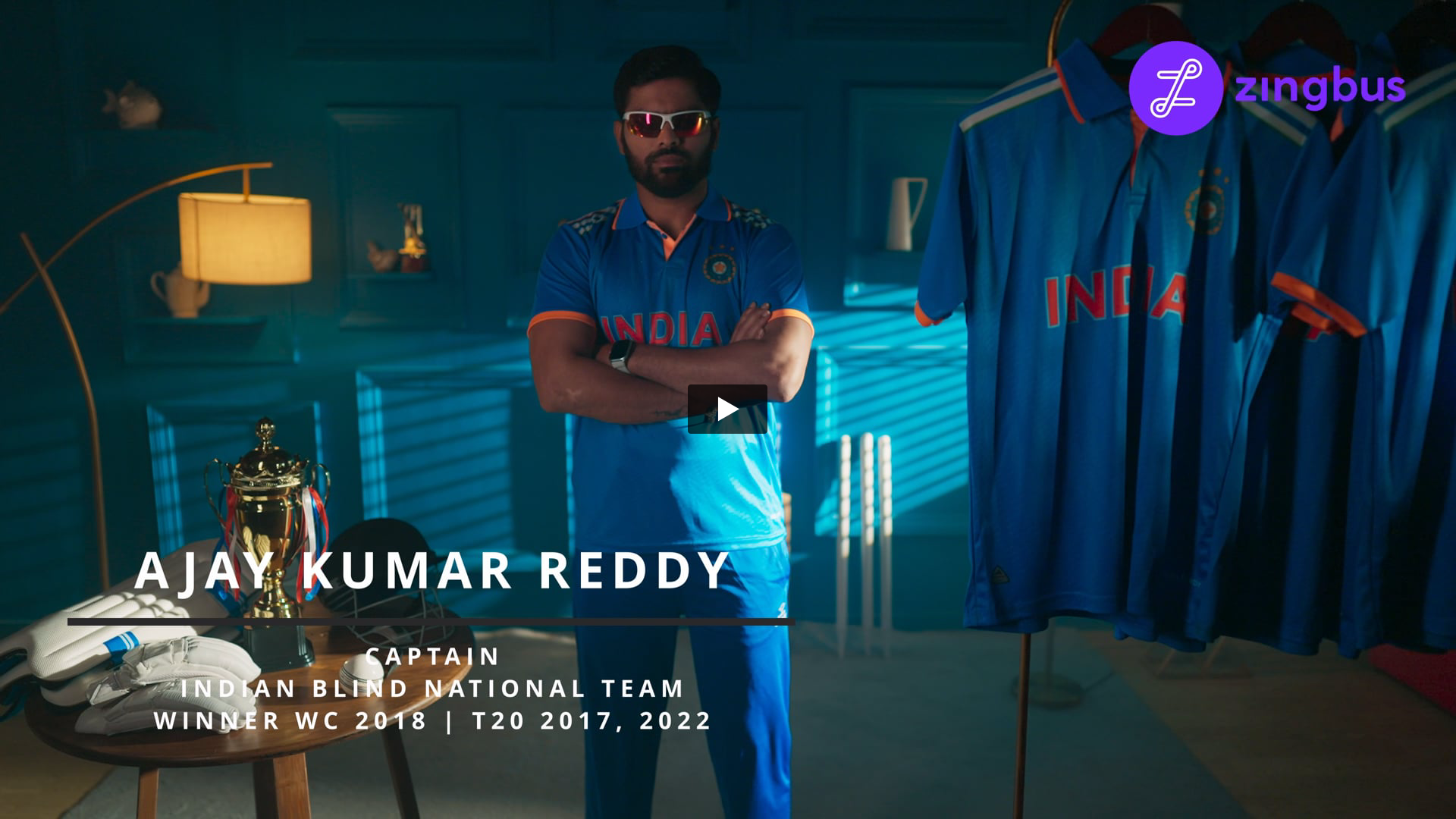 Zingbus - Indian Blind Team Captain Ft. Ajay Kumar Reddy | Live Sound Recordist by Ramesh 