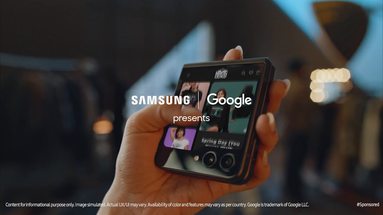 Samsung Galaxy Z Flip5 - Google Lens | First AC by Aplesh Parmar