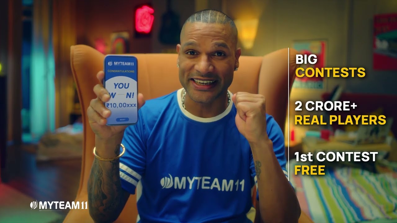MyTeam11 - Winner Waali Feeling Ft. Shikhar Dhawan | Producer by Kiran Nagdev
