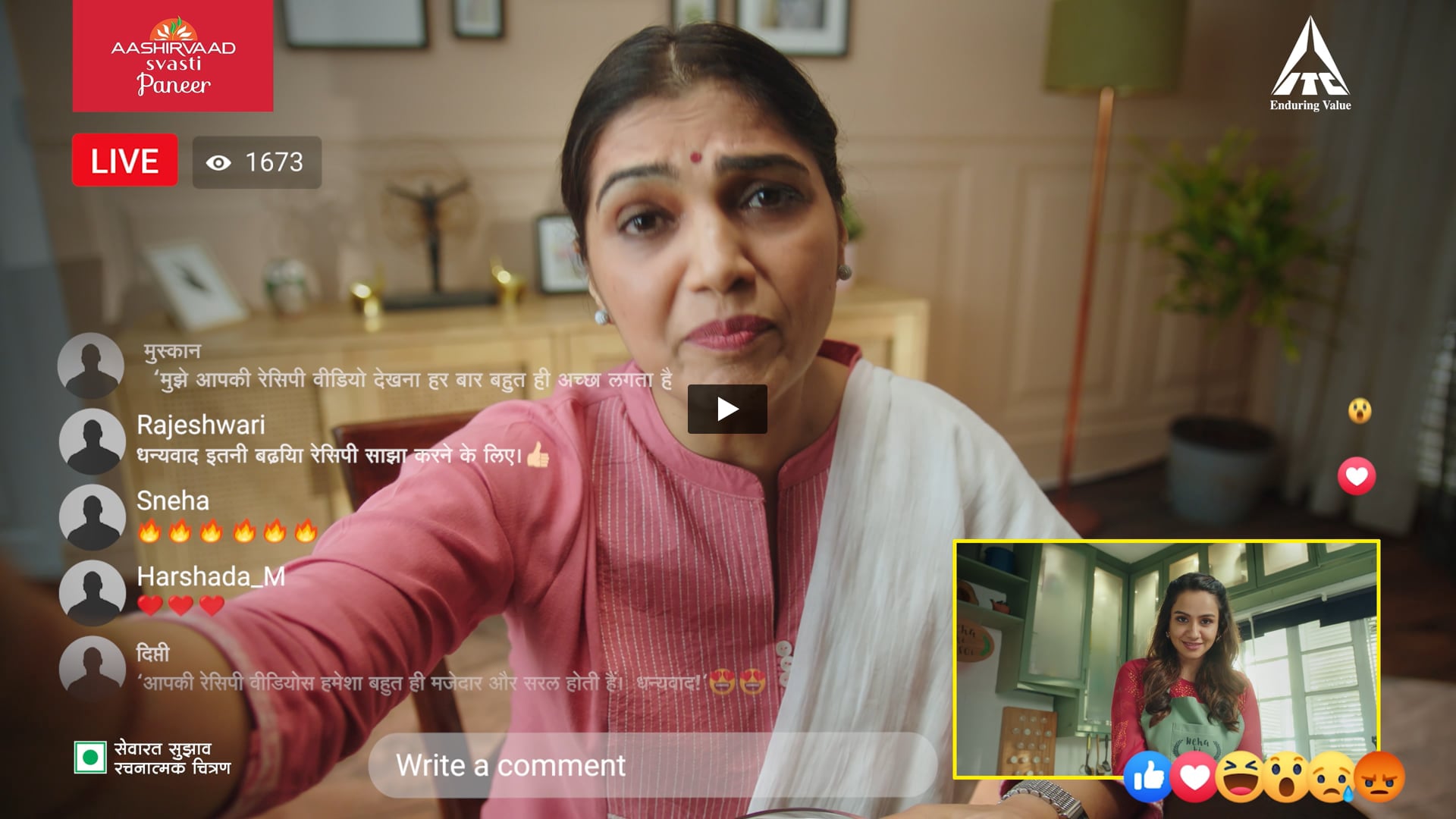 Aashirvaad Svasti Paneer | Costume Stylist by Rachana 