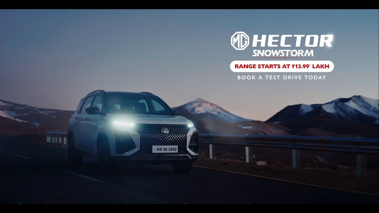 MG Hector - Snowstorm | DA by Kshitij Gupta