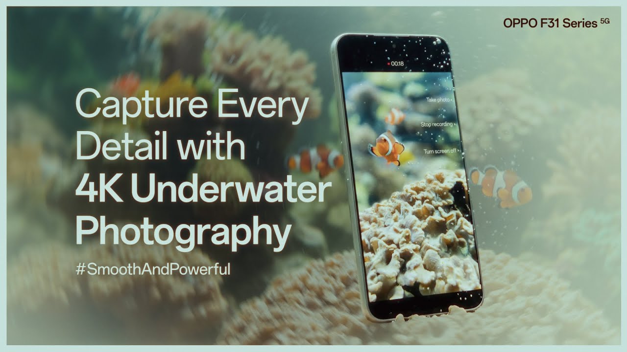 Oppo F31 Series - Capture Underwater With 4k | DoP by Ananth Rajesh