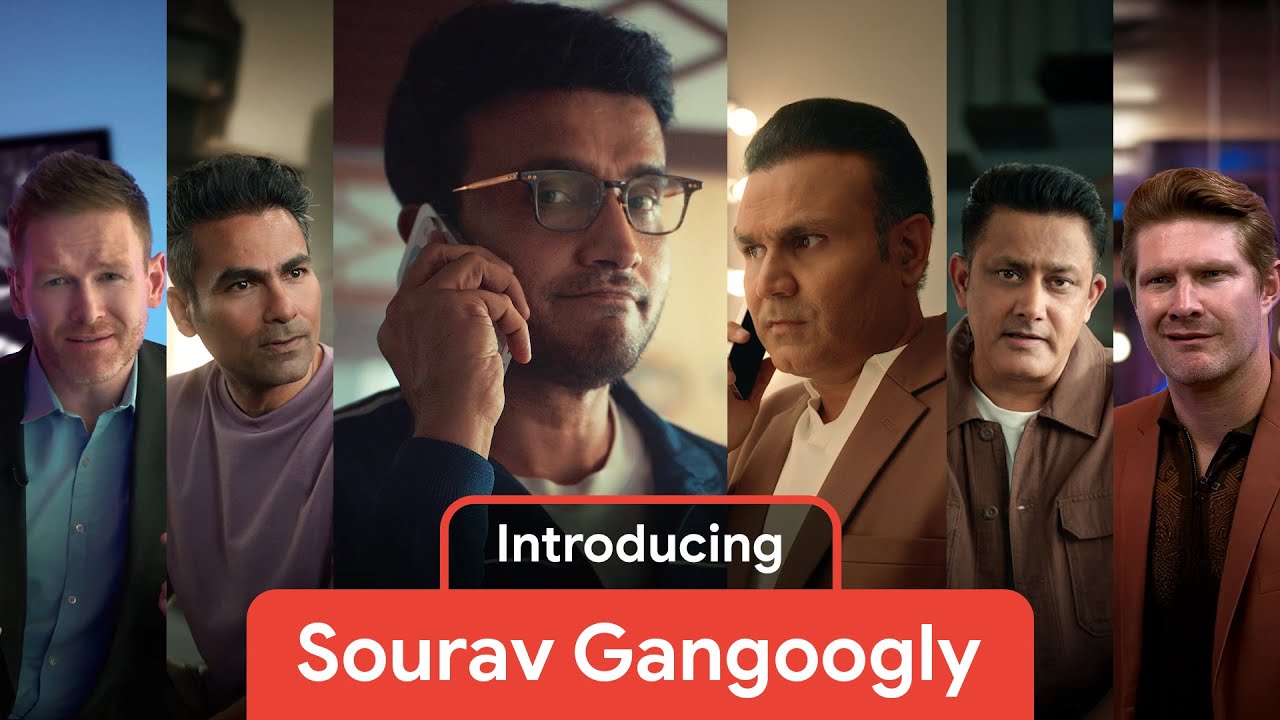 Google India - Introducing Gangoogly Ft. Sourav Gangoogly | First AC by Viraj Shinde
