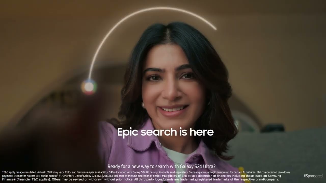 Samsung Galaxy S24 Ultra Ft. Samantha Prabhu | Online Editor by Krishan Ghimire