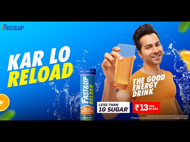 Fast&Up - Instant Energy With Less Than 1g Sugar | Production Designer by Sakshi Gada