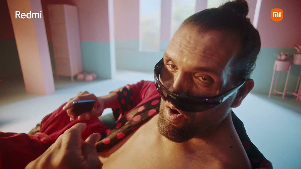 Redmi 10A - The Great Khali Bathrobe | Hair and Makeup by Mahesh Suryakant Bhasme