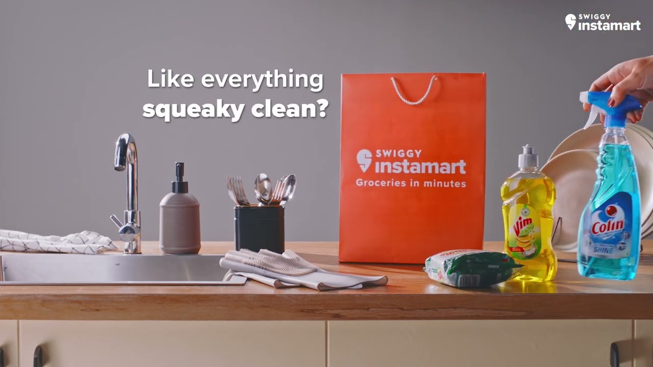 Swiggy Instamart - Cleaning Essentials | First AD by Yadnya 