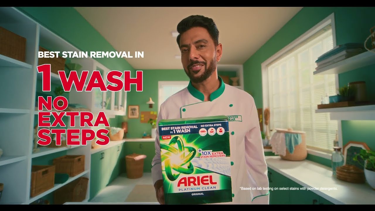 Ariel - Platinum Clean Ft. Ranveer Brar | Hair and Makeup by Sneha Rodrick