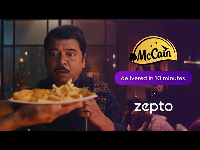 Zepto - McCain snacks now delivered in 10 minutes on Zepto | Grips by Uzhair Shaikh