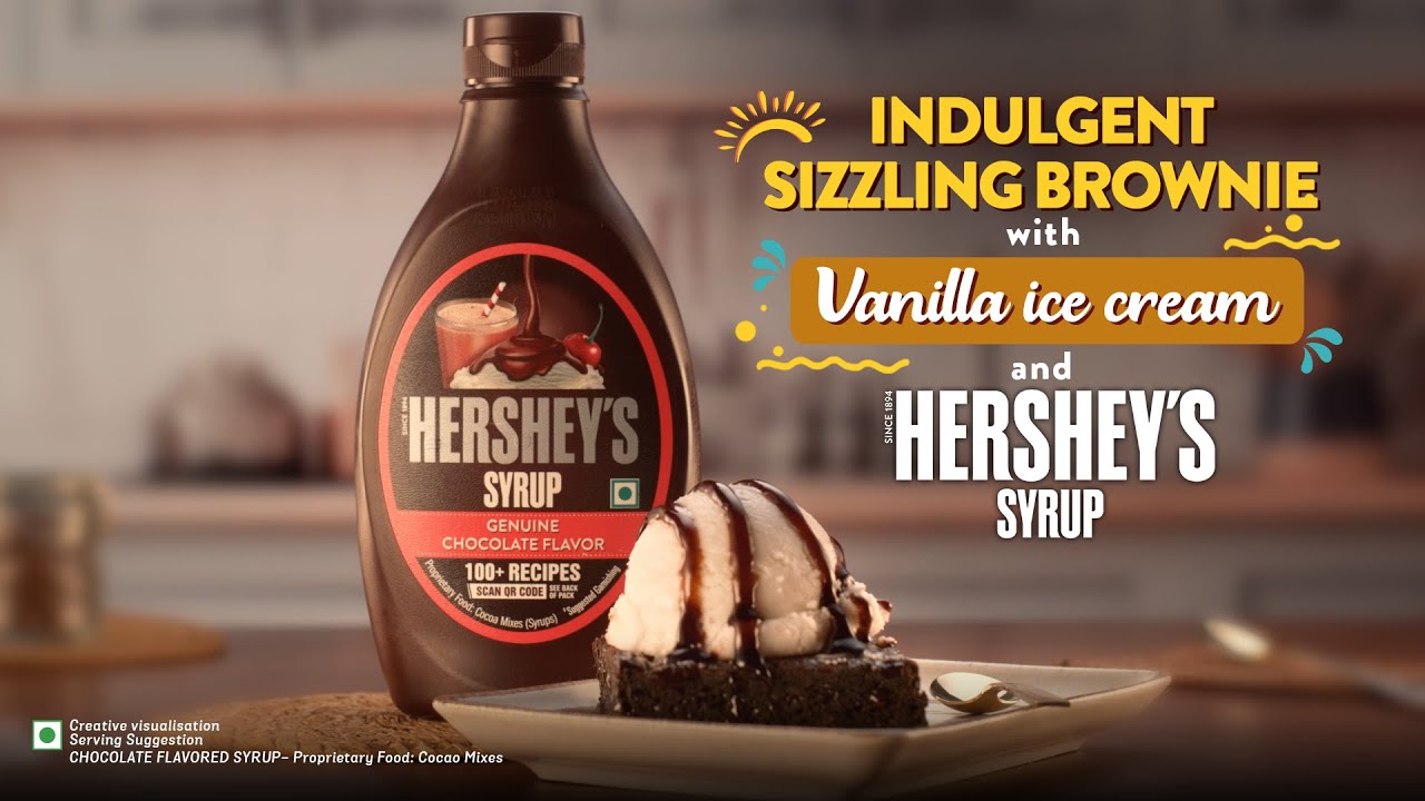Hershey's Syrup - Brownie Devour With Vanilla Ice Cream | Food Stylist by Arathi Fedane