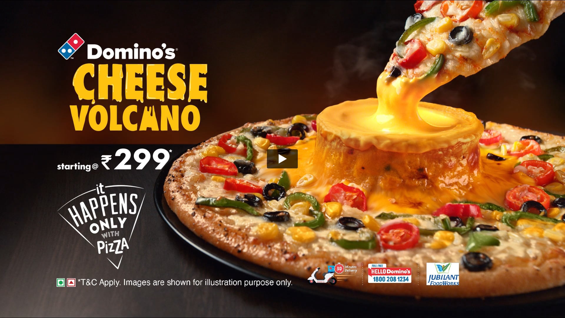 Domino's Pizza - Cheese Volcano | Director by Nick Sawyer