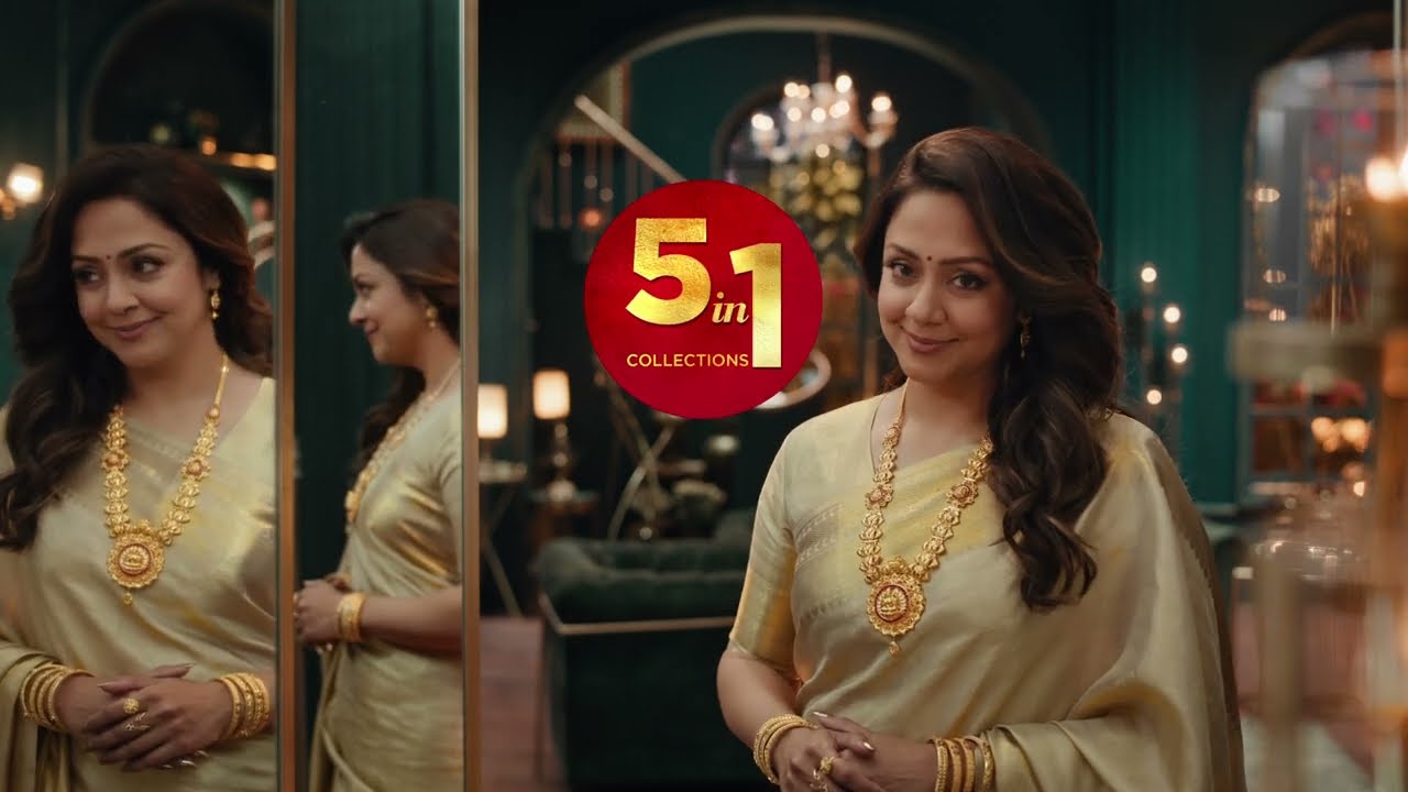 Pothys Swarnamahal - 5 in 1 collection | Hair and Makeup by Serina 