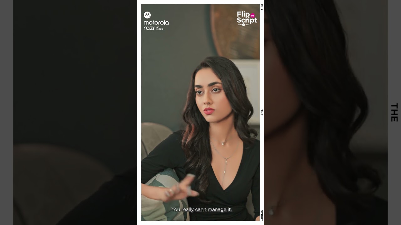 Motorola Razr 40 Ultra - Flip The Script Ft. Sakshmasrivastav | Costume Stylist by Khushali Kapadia