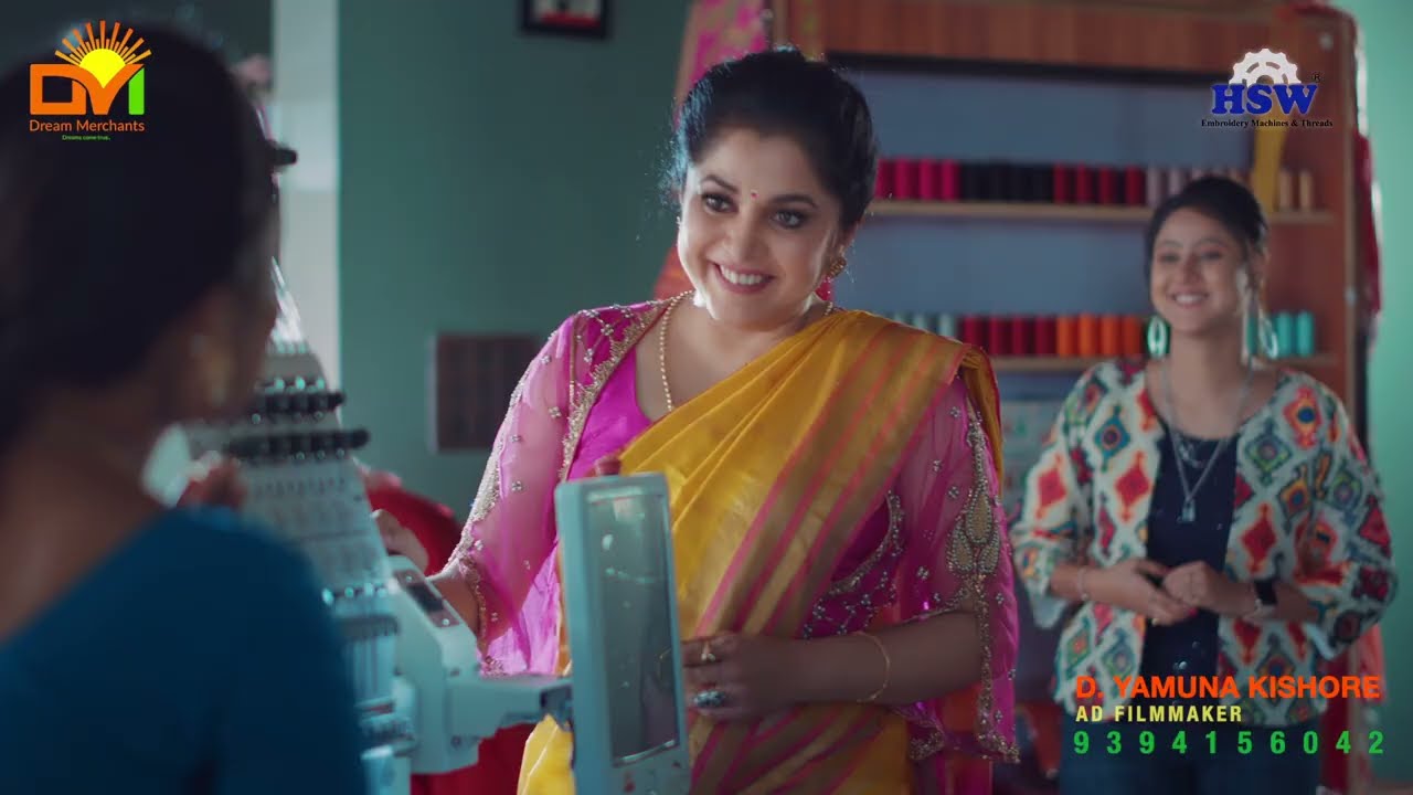 Hsw Embroidery Machines And Threads - Ft. Ramya Krishna | Photographer by Prasanna 