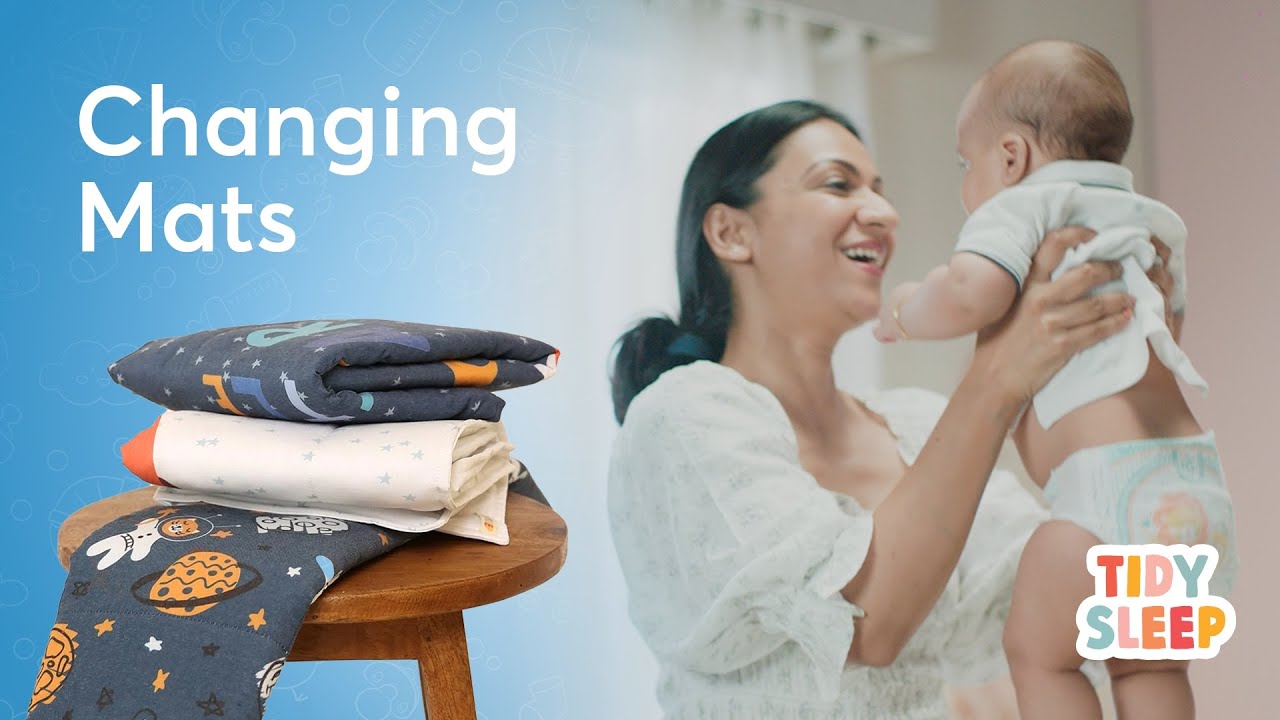 Tidy Sleep Cotton Diaper Changing Mat | Colourist by Amit Kumar