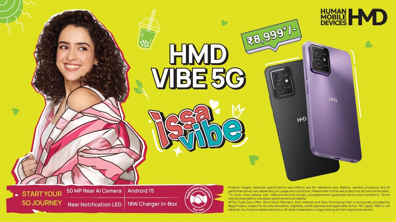 HMD Mobile - ISSA VIBE Ft. Sanya Malhotra | Grips by Ashok 