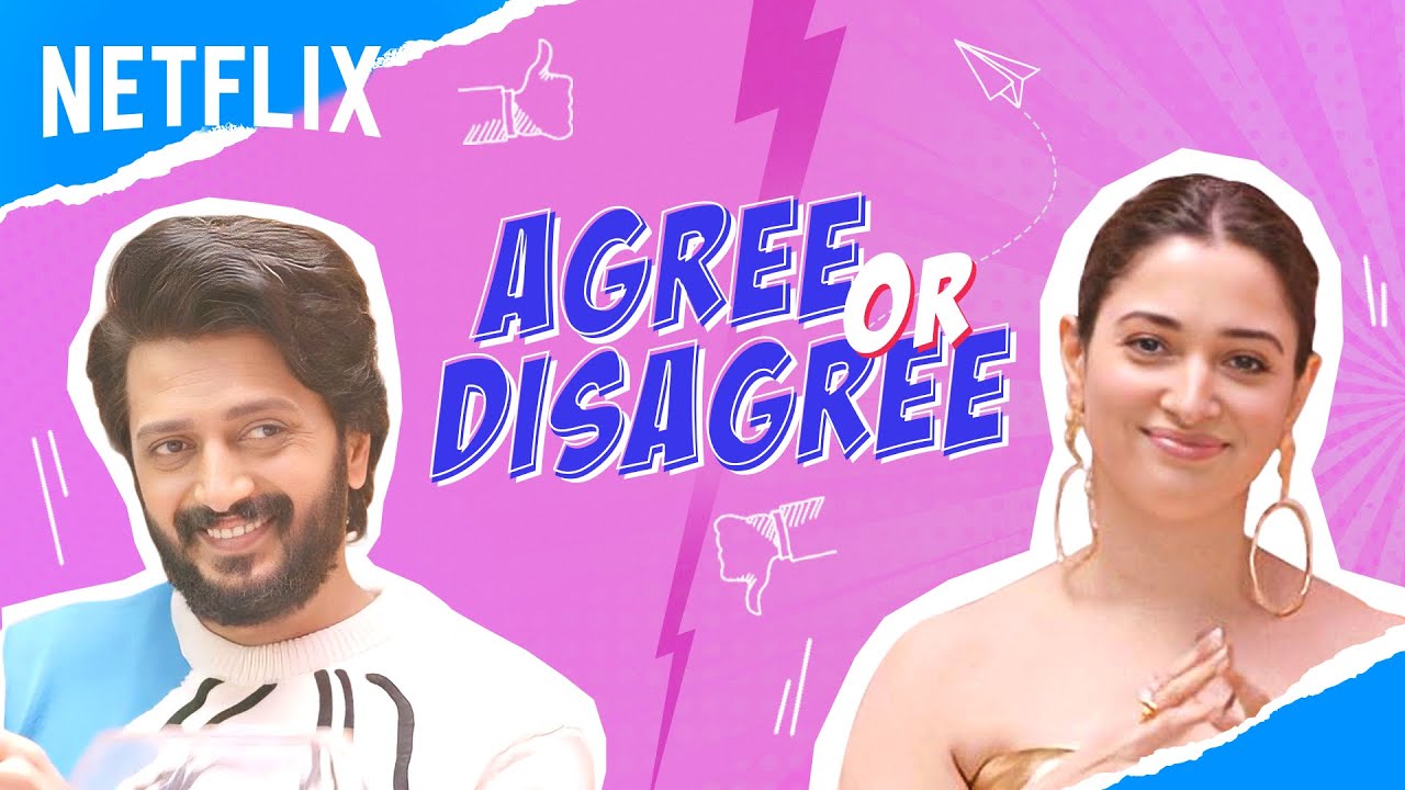 Netflix - play agree or disagree Ft. Tamannaah Bhatia, Riteish Deshmukh | Gaffer by Arun Ambokar