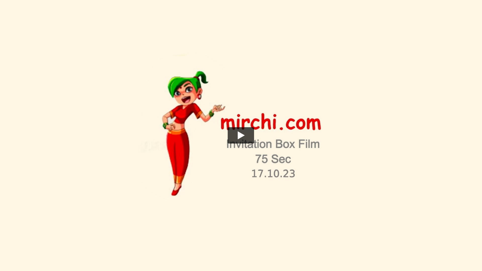 Mirchi.com - Invitation Box | Voice Over by Babla Kochhar