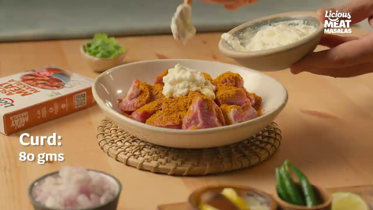 Licious - How To Cook The Mutton Curry | Food Stylist by Nikhil Bendre