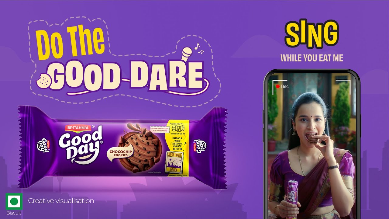 Britannia Good Day - Sing while you eat me | Offline Editor by Ashishlog 