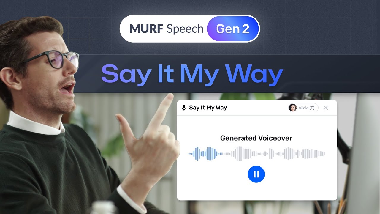 Murf Speech Gen 2 - Say It My Way | Live Sound Recordist by Sudin 
