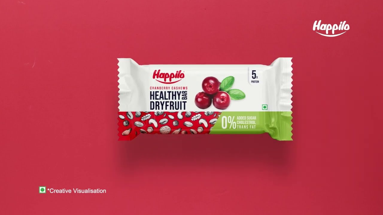 Happilo - Cranberry Cashew Dry Fruit Bar | Production Assistant by Snehal Chopade