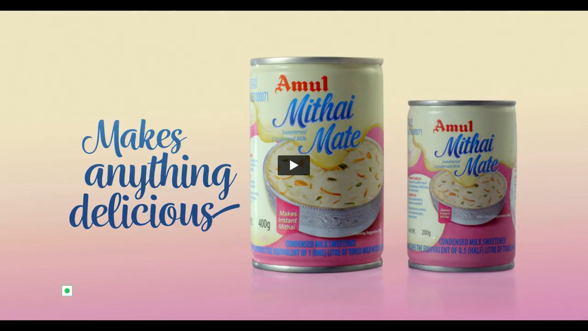 Amul Mithai Mate - Toast | Director by Sabu Jose