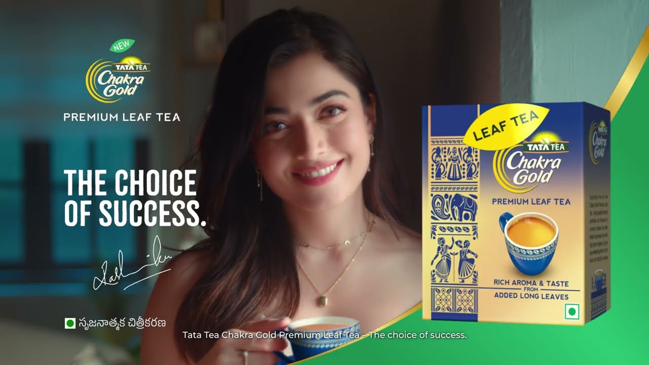 Tata Tea Chakra Gold - The Choice Of Success Ft. Rashmika Mandanna | Costume Stylist by Anugrah Samuel Phillips
