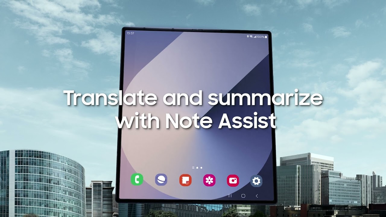 Samsung Galaxy Z Fold 6 - Galaxy AI-powered Note Assist | Producer by Abhisek Sharma Roy