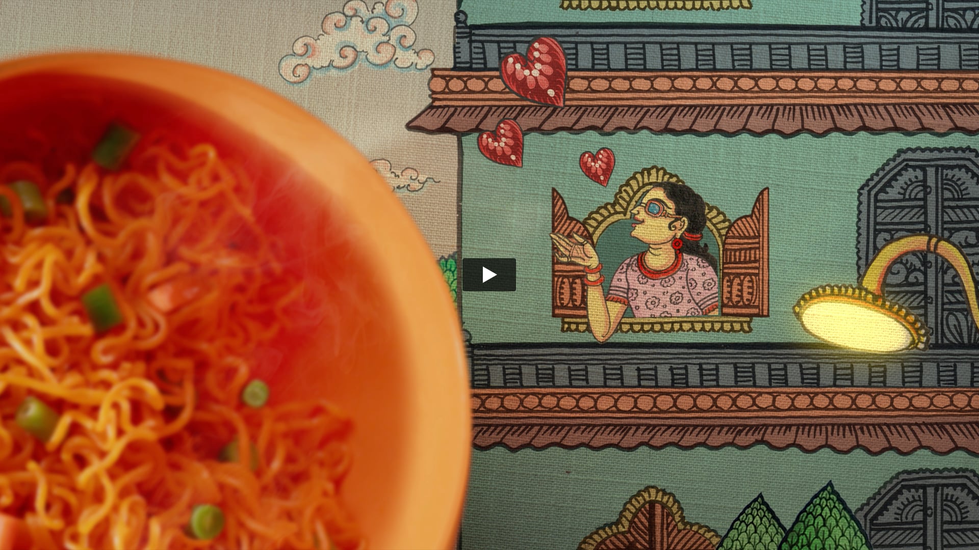 Sunfeast Yippee - Pattachitra Film | Set Decorator by Dinky Punjabi