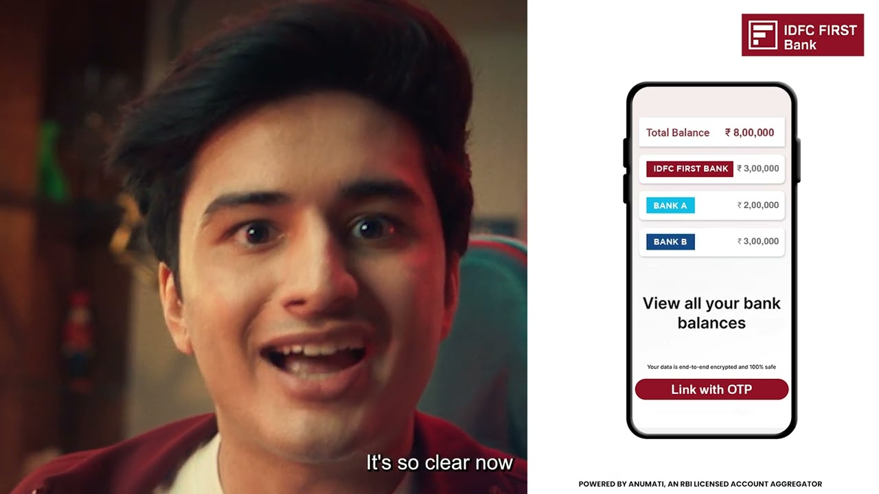 IDFC First Bank - View All Your Bank Balance | VFX by Rushikesh Dhuri