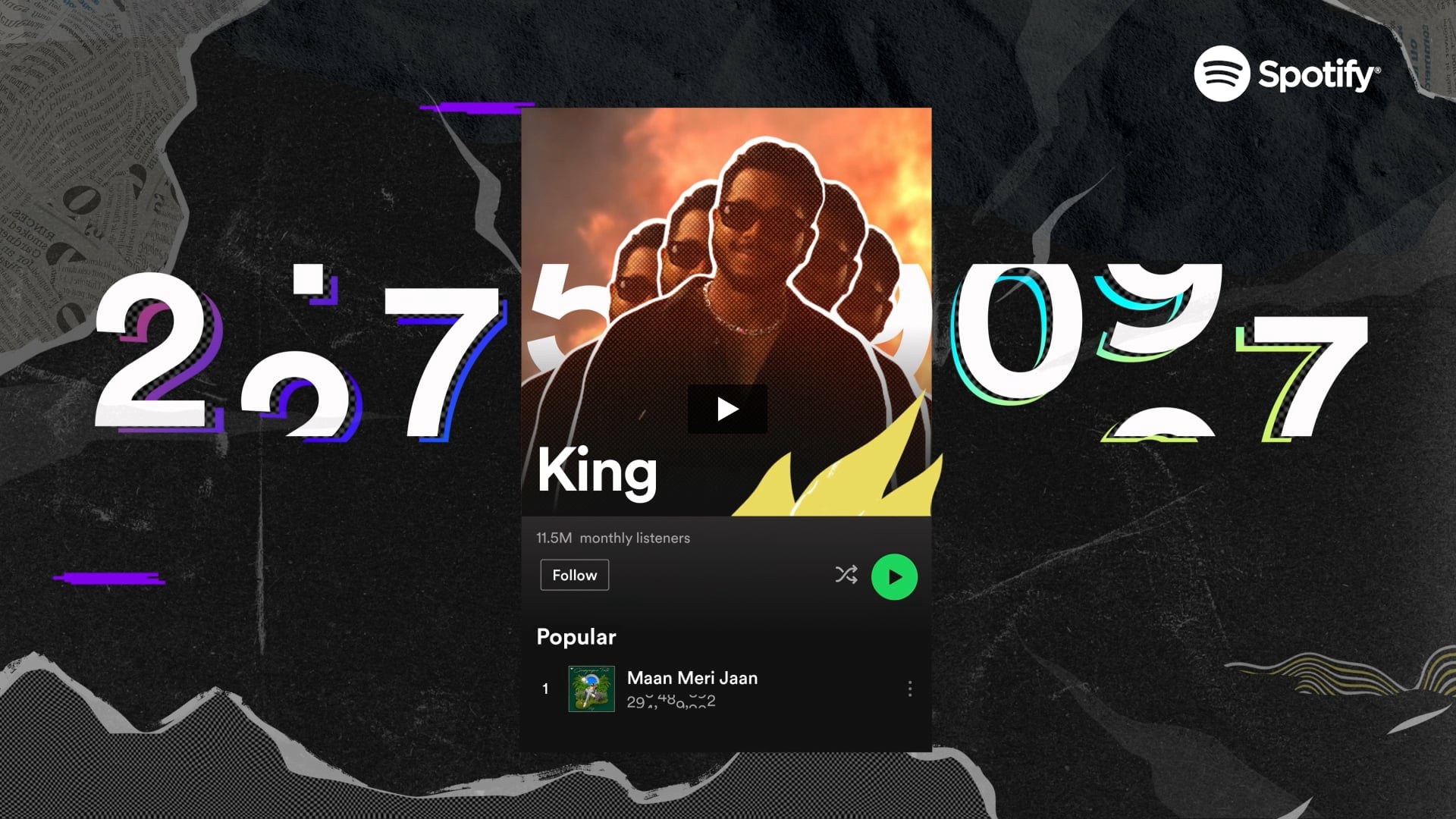 Spotify - Wrapped’23 Ft. KING | Director by Lendrick Kumar