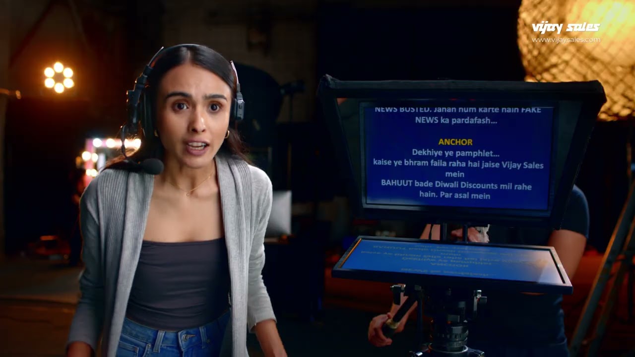 Vijay Sales - Festival Mega Deals News Reader Film | VFX by Rakesh Patidar