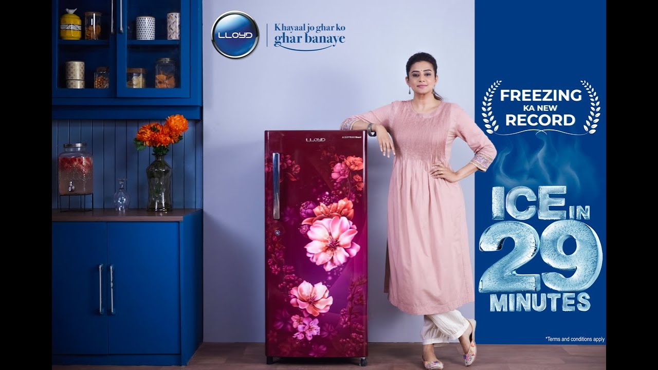 Lloyd Refrigerator- Ice In 29 Minutes Ft. Priyamani | DA by Shivanshu Ricchariya