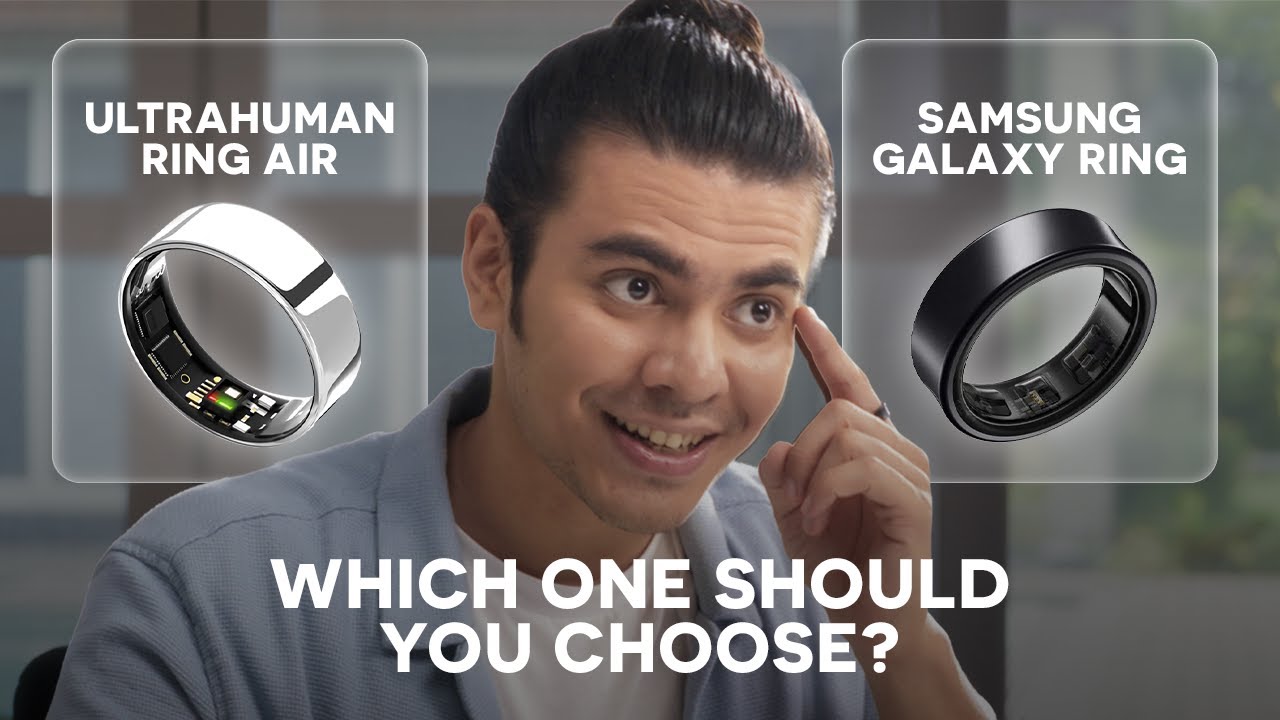 Samsung Galaxy Ring - Samsung Galaxy Ring vs Ultrahuman Ring Air | VFX by Aksh Bhutani