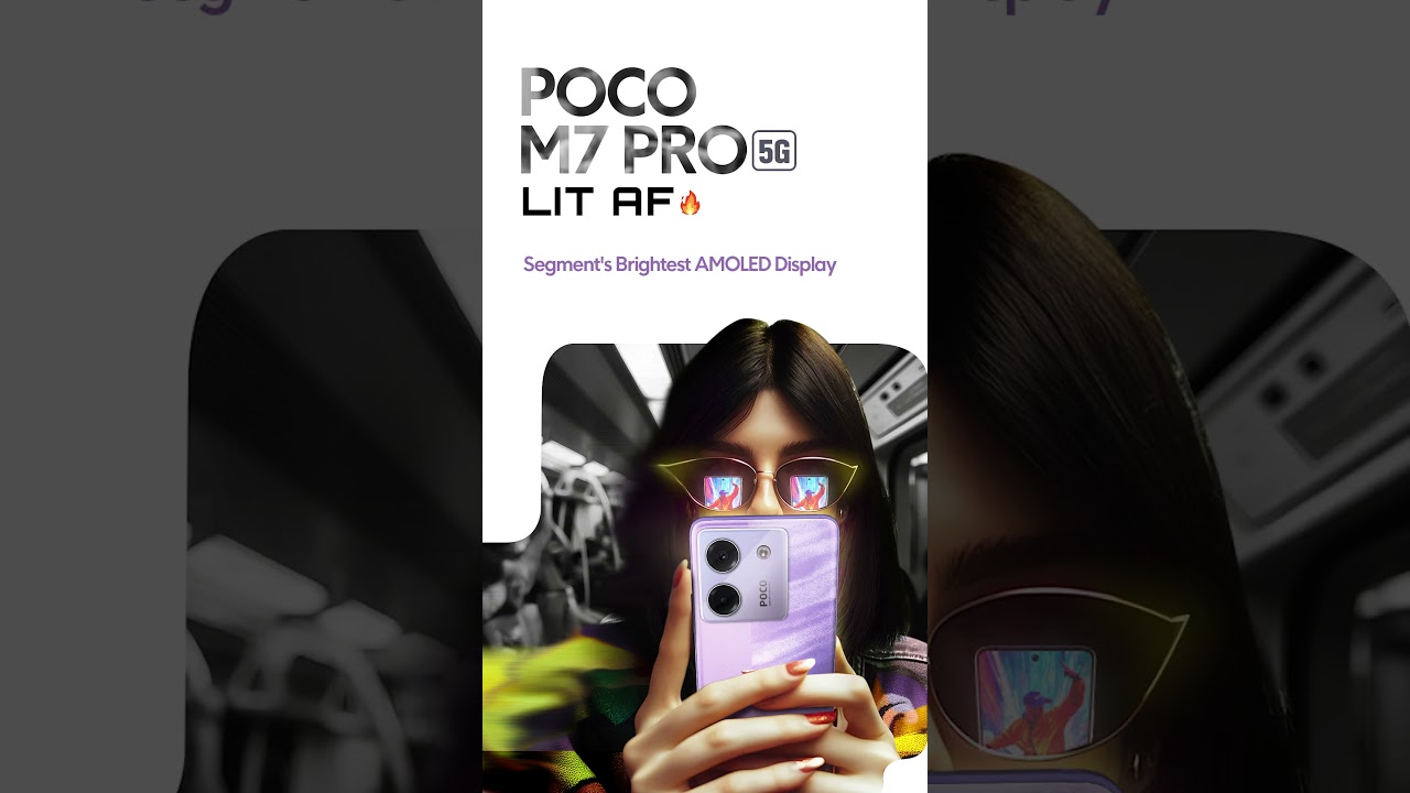 Poco M7 Pro 5G - Segments Brightest Display | Hair Stylist by Twinkle Parmar