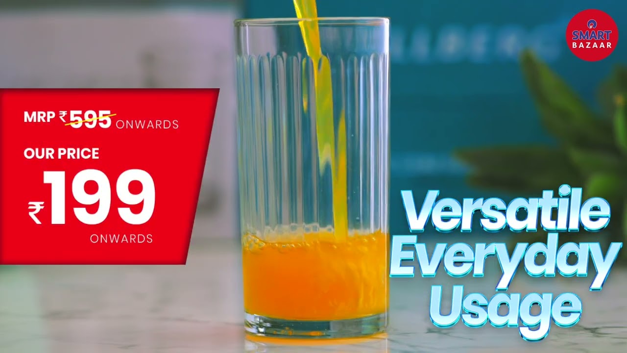 Reliance Smart Bazaar - Glass Tumblers | DoP by Sukhada K