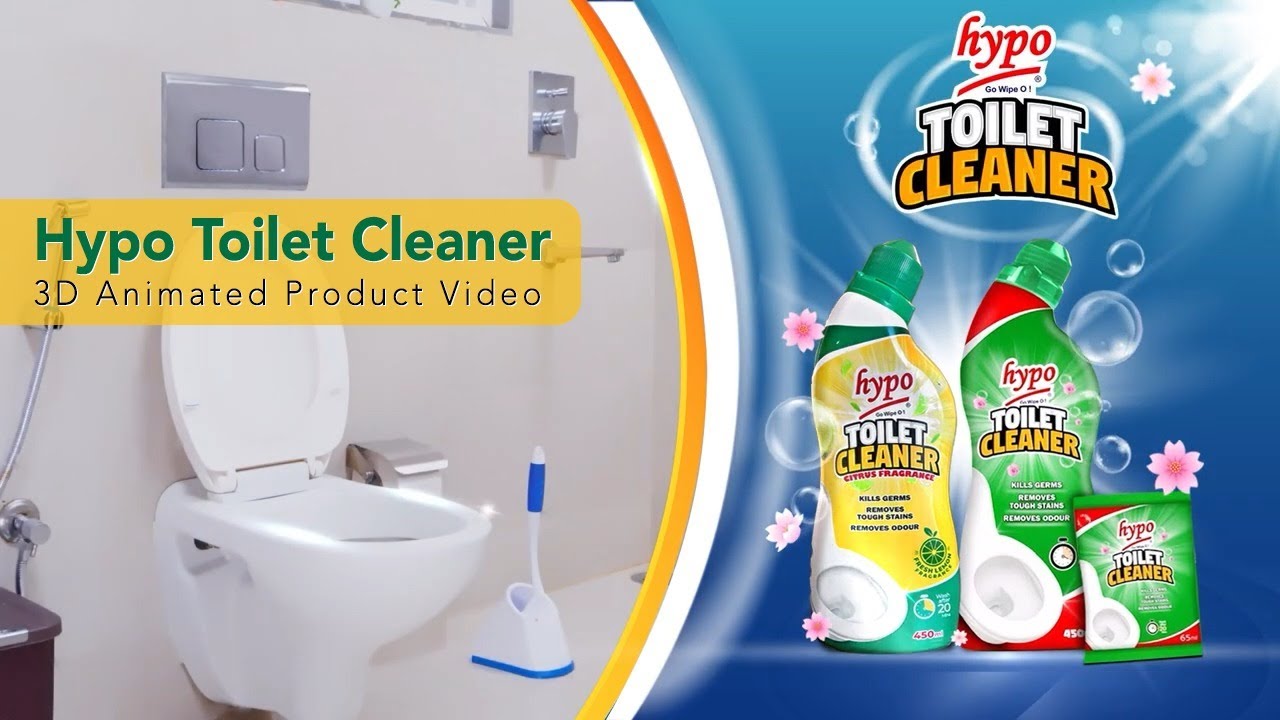 Hypo Toilet Cleaner - 3D Animated Film | VFX by Vikas 