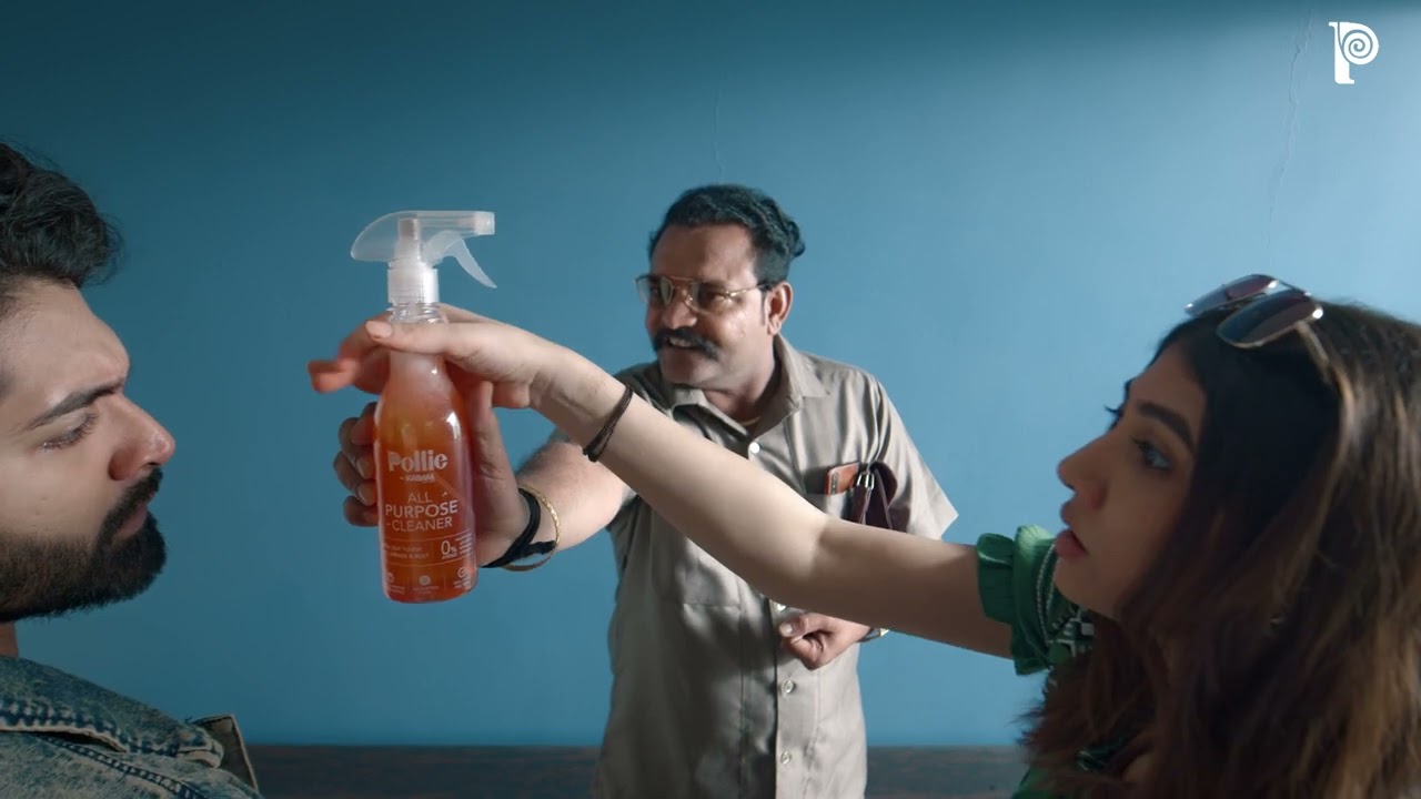 Pollie All Purpose Cleaner - Pollie Cleans Everything Spray Wipe Clean Ad 04 | HMU Assistant by Panna Solanki