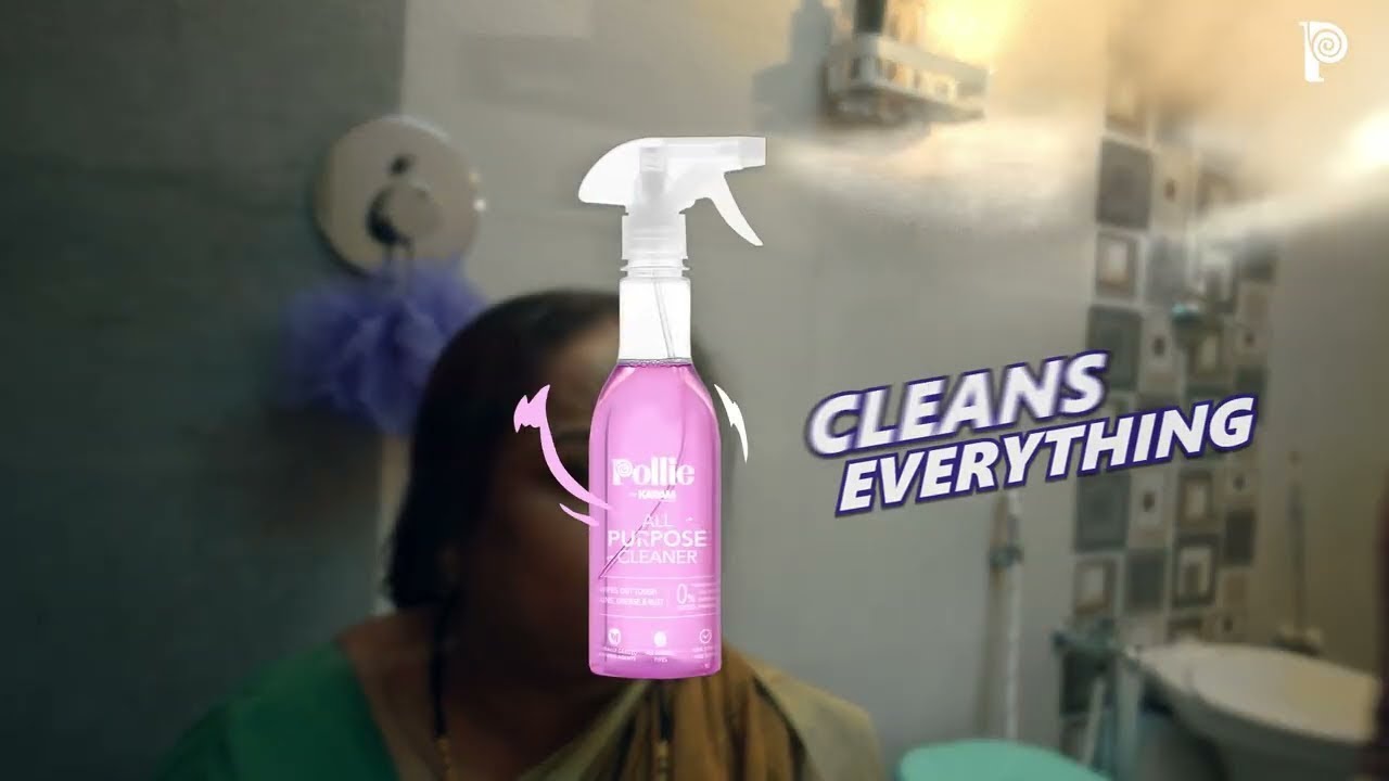 Pollie All Purpose Cleaner - Pollie Cleans Everything Spray Wipe Clean | HMU Assistant by Pavan Gohil