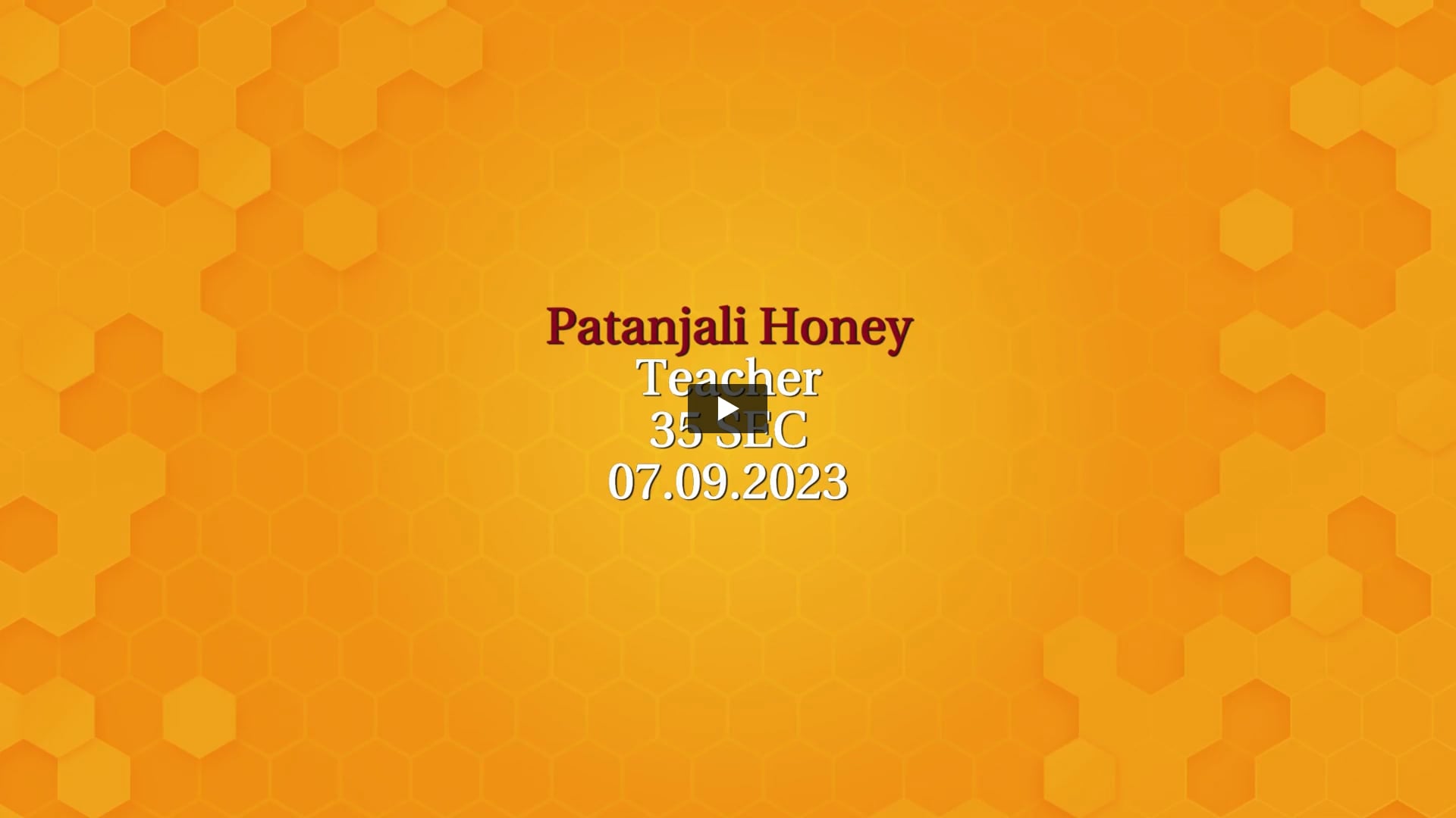 Patanjali Honey - Teacher Film | Makeup Artist by Renuka Russell Desilva
