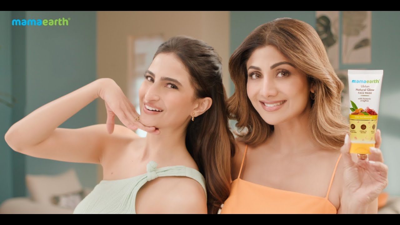 Mamaearth Ubtan Face Wash - Natural Glow Face Wash Ft. Shilpa Shetty And Palak Tiwari | 2nd Unit Director by Shruti Shrivastava