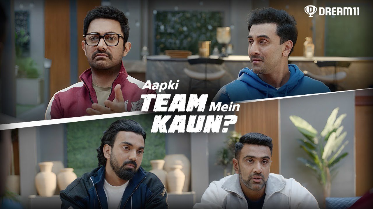 Dream11 - Aapki Team Mein Kaun Ft. Kl Rahul, Aamir Khan, Ravichandran Ashwin, Ranbir Kapoor | Costume Stylist by Pranal Said
