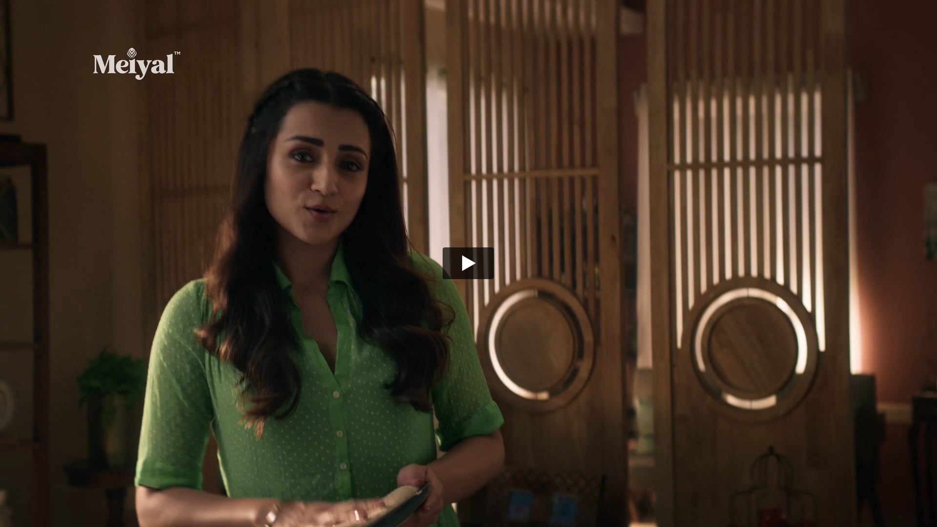 Meiyal Chicken Masala Ft. Trisha Krishnan | Hair and Makeup by Kranthi 